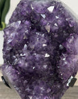 Amethyst Crystal Cluster with Deep Purple Hue – Natural Geode Display Piece - MWS2795