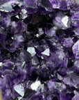 Natural Large Amethyst Geode with Large & Shinny Crystals - MWS1842