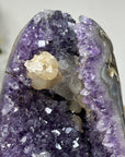 Natural Amethyst Geode with Beautiful Calcite Formation - MWS1350