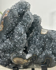 Natural Grey Tone Quartz Cluster with Stalactite Formation - MWS2762