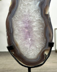 Natural Uruguayan Agate & Quartz Stone Slice - MWS3011