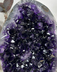 Natural Amethyst Crystal Specimen with Huge Deep purple Crystals - MWS3124