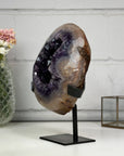 Large Natural Amethyst Geode with Multicolor Shell - MWS2446