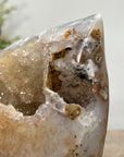 Yellow Sugar Quartz Druzy Geode - FST0114