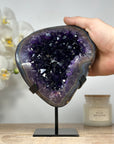 AAA Natural Amethyst Cave with Agate Shell - MWS1474