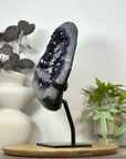 XXL Natural Uruguayan Amethyst Geode with Calcite Formations - MWS3079