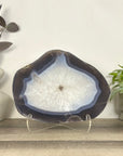 Large Natural Blue Banded Agate Slice - SLC0022