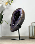 Natural Agate & Amethyst Geode, Stand included - MWS2173