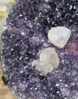 Stunning Natural Amethyst Geode with Calcite Crystal inclusions - MWS1865