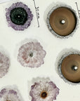 Wholesale Amethyst Stalactite Slices for Jewelry Making - Bulk Flat Set - STS0044