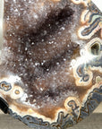Natural Agate & Jasper Geode with Quartz Interior - MWS3166