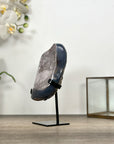 Natural Uruguayan Agate Geode with Druzy Interior - MWS3017