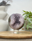Natural Uruguayan Amethyst Sphere Geode - SPH0187
