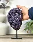 Large Natural Amethyst Specimen on Stand - MWS3275