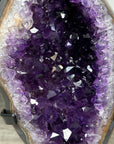 Uruguayan Amethyst & Agate Geode with Metallic Stand - MWS2152