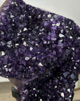 Premium Quality Amethyst Crystal Cluster – Natural Specimen on Stand - MWS2938