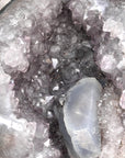 Natural Quartz Geode with Huge Calcite Formation - MWS2315