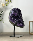 Natural Uruguayan Amethyst Geode with Deep Purple Crystals - MWS2587