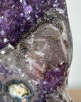 XXL Natural Amethyst Cathedral with Calcite Crystals - CBP1080