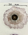 Natural Amerhyst Stalactite Slices Wholesale Flat - Ideal for Pendants - STS0036