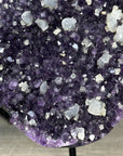 Top Grade Natural Amethyst Cluster with Calcite Formations - MWS2217