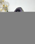 Large Natural Amethyst Geode With Metal Stand from Uruguay - MWS2790