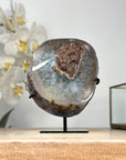 Stunning Quartz Geode with Sugar Druzy Crystals - MWS2124