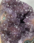 Uruguayan Amethyst Geode with Jasper Shell - CBP1143