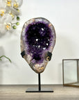 Natural Top Quality Amethyst Geode on Metal Stand - MWS3021