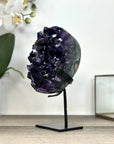 Uruguayan Amethyst Crystal Cluster with Deep Purple Crystals - MWS2942
