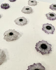 Amethyst & Quartz Stalactite Slices for Jewelers - Wholesale Bulk Pack - STS0063