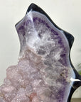 Large Sugar Amethyst & Agate Free Form Statement Piece from Uruguay - CBP1438