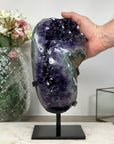 Top Quality Large Amethyst, Huge & Shinny Crystals, Stand included - AWS1048