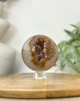 Natural Citrine Sphere Geode with Crystal Formation - SPH0231