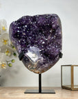 Beautiful Natural Amethyst, Metal Stand Included - MWS1916