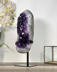 Large Amethyst Crystal Cluster on Stand for Home Decor Display - MWS2685