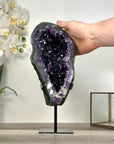 Amethyst Geode with Dark Purple Crystals for Home Decor Display - MWS2642