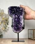 Deep Purple Amethyst Geode, Top Quality Uruguayan Amethyst Geode - MWS1822