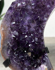 Stunning Amethyst Moon Carving - MWS2360