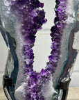 Huge Amethyst Geode Portal on Metal Stand - MWS2759