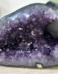Natural Amethyst Geode with Calcite Inclusion from Uruguay - STGE0064