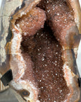 Unique Large Natural Quartz Geode with Stunning Peach Tone - MWS2171