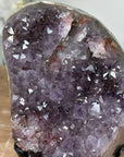 Natural Amethyst Cluster with Calcite Formation - MWS1424