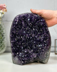 Large Natural Amethyst Cathedral – Deep Purple Self Standing Geode from Uruguay - CBP1203