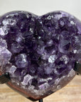 Beautiful Amethyst & Agate Stone Heart - HST0241