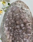 Stunning Pink Tone Natural Sugar Quartz Geode - MWS1766