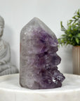 Natural Amethyst Stone Tower with Huge Crystals - STP0151