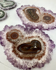 Unique Stalactite Slices Set - Natural Crystal for Handmade Jewelry - STS0077