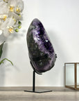 Amethyst Geode Mineral Specimen with Deep Purple Crystals for Home Decor - MWS2648