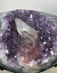 Amethyst Geode With Calcite Crystal Specimen - MWS2731